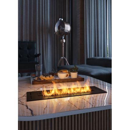 InFire - BIO-Einbaukamin 7,5x50 cm 3,5kW schwarz