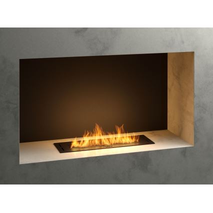 InFire - BIO-Einbaukamin 7,5x50 cm 3,5kW schwarz