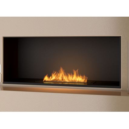 InFire - BIO-Einbaukamin 7,5x60 cm 3,5kW schwarz