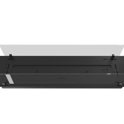 InFire - BIO-Einbaukamin 8,5x120 cm 6kW schwarz