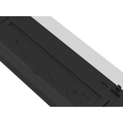 InFire - BIO-Einbaukamin 8,5x120 cm 6kW schwarz