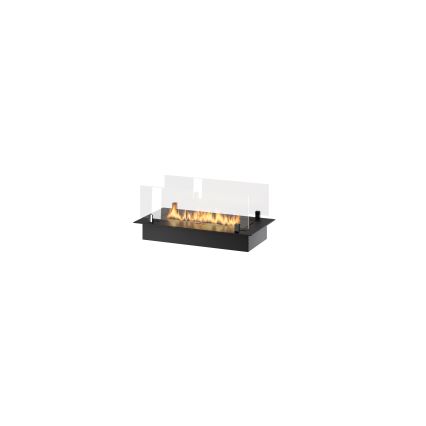 InFire - BIO-Einbaukamin 8,5x60 cm 3,5kW schwarz