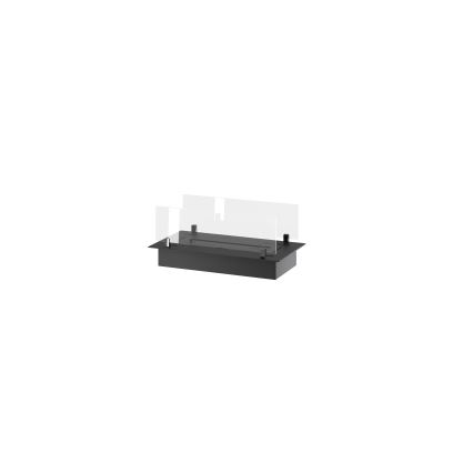 InFire - BIO-Einbaukamin 8,5x60 cm 3,5kW schwarz