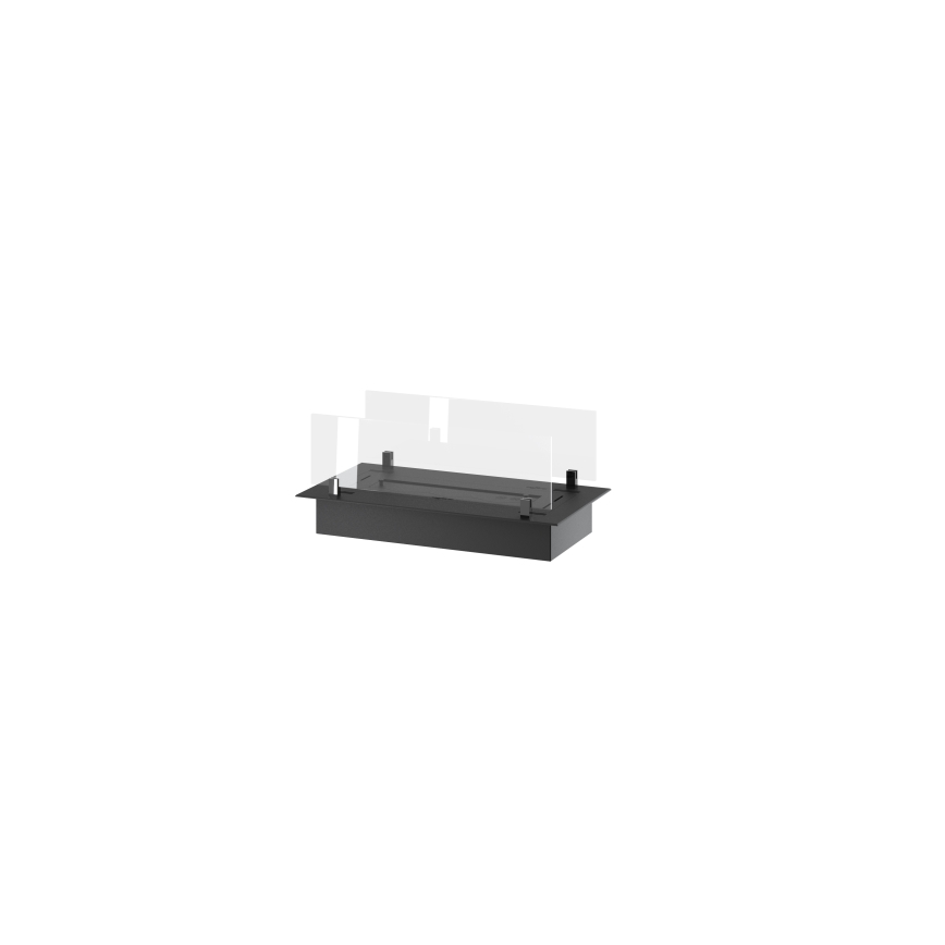 InFire - BIO-Einbaukamin 8,5x60 cm 3,5kW schwarz