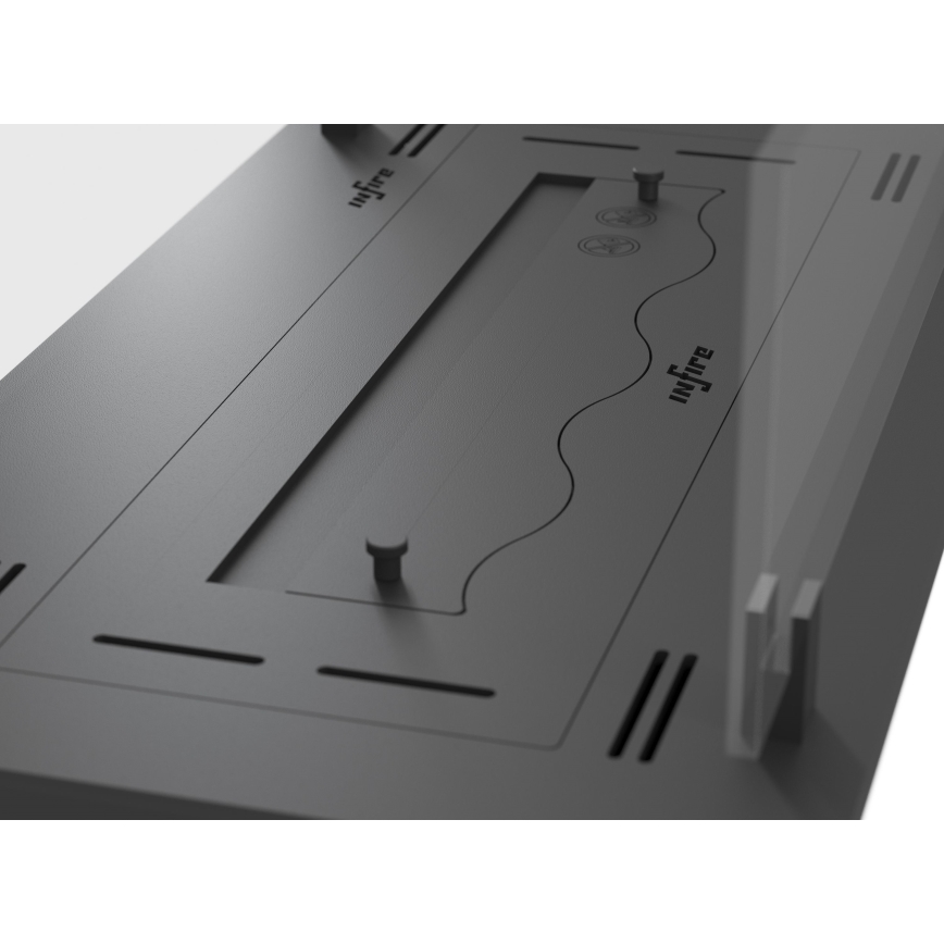 InFire - BIO-Einbaukamin 8,5x60 cm 3,5kW schwarz