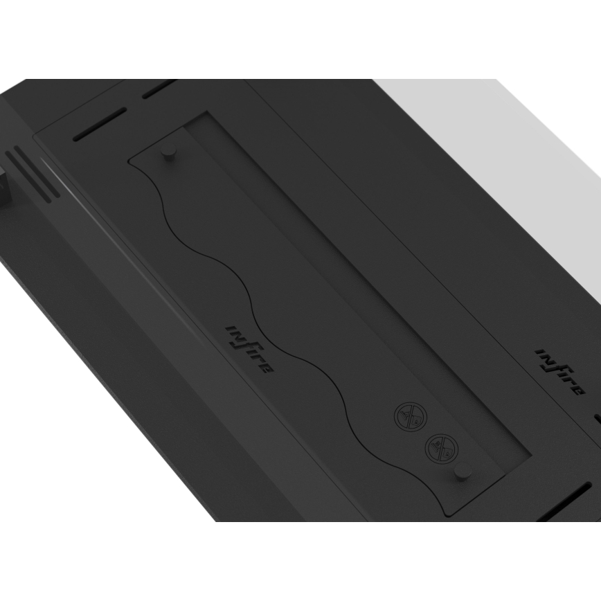 InFire - BIO-Einbaukamin 8,5x60 cm 3,5kW schwarz