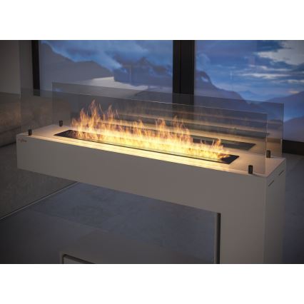 InFire – BIO-Kamin 110x85,5 cm 3kW weiß