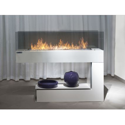 InFire – BIO-Kamin 110x85,5 cm 3kW weiß