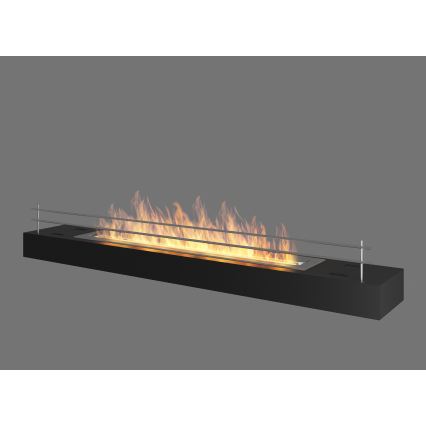 InFire - BIO-Kamin 8x120 cm 3kW schwarz