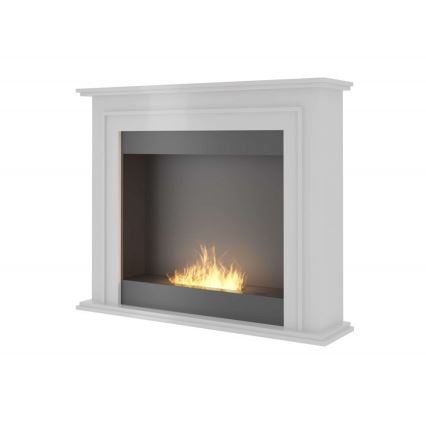 InFire - BIO-Kamin 90x112,5 cm 3kW weiß