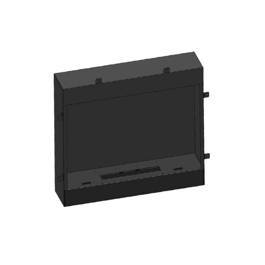 InFire - BIO-Kamin 90x112,5 cm 3kW weiß