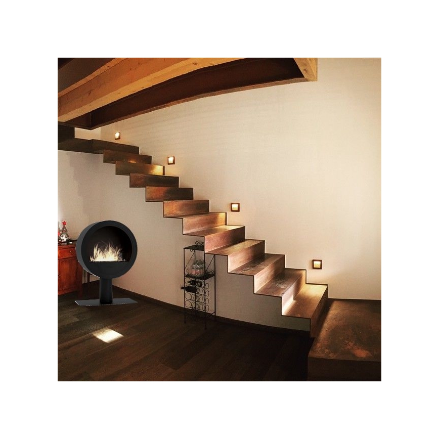 InFire - BIO-Kamin d. 70 cm 3kW schwarz