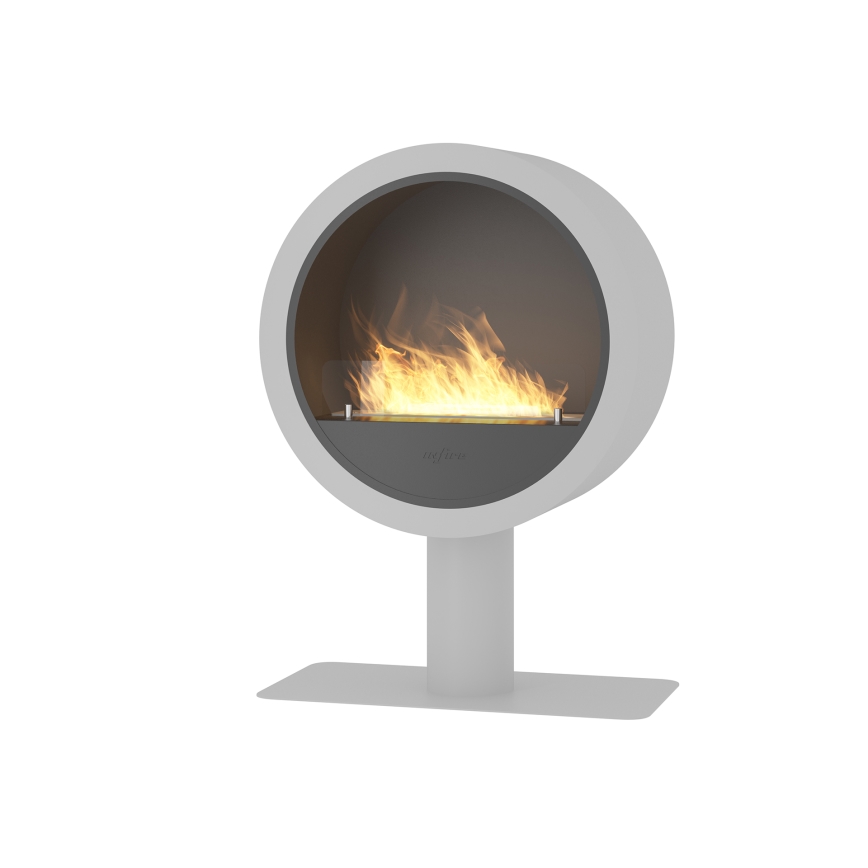 InFire – BIO-Kamin d. 72,5 cm 3kW weiß
