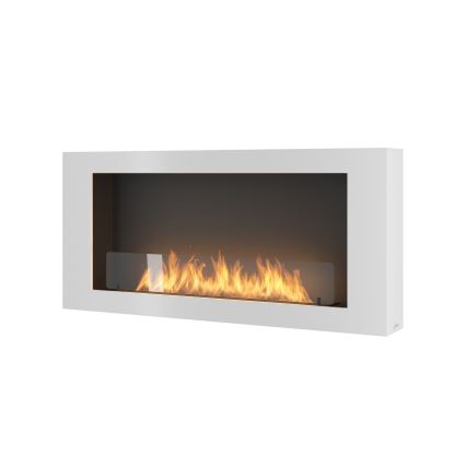 InFire – BIO-Wandkamin 120x56 cm 3kW weiß