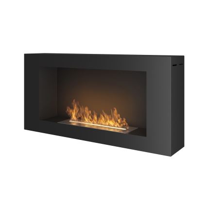 InFire - BIO - Wandkamin 44x91 cm 3kW schwarz