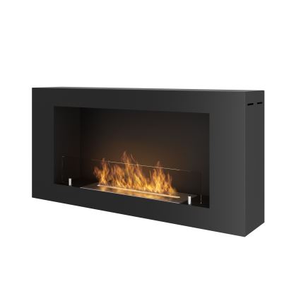 InFire - BIO - Wandkamin 44x91 cm 3kW schwarz