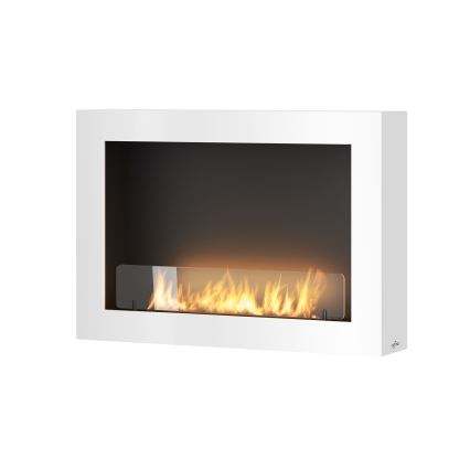 InFire – BIO-Wandkamin 80x56 cm 3kW weiß