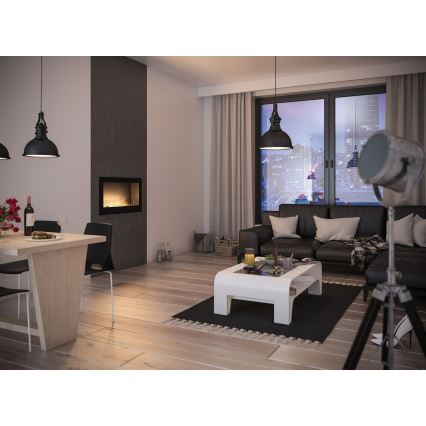 InFire – Einbaukamin BIO 90x50 cm 3kW schwarz