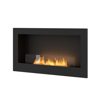 InFire – Einbaukamin BIO 90x50 cm 3kW schwarz