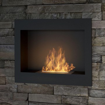 InFire - Eingebauter BIO-Kamin 49x60 cm 3kW schwarz