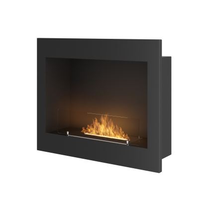 InFire - Eingebauter BIO-Kamin 49x60 cm 3kW schwarz