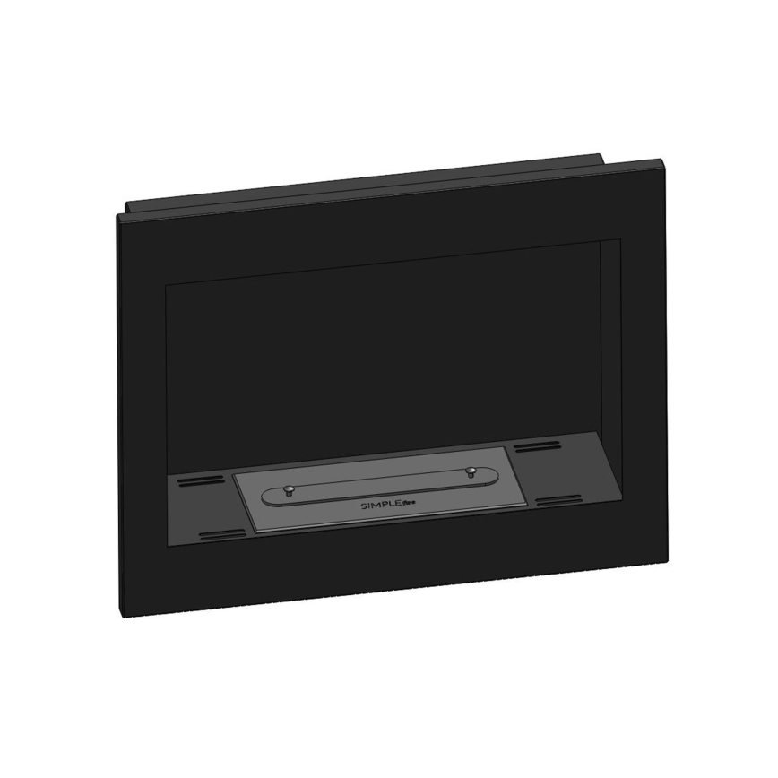 InFire - Eingebauter BIO-Kamin 49x60 cm 3kW schwarz