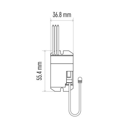 Infrarot-Bewegungssensor PIR B 800W/230V