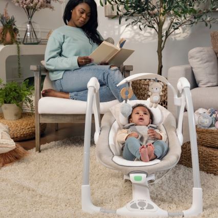 Ingenuity - Baby-Schwingschaukel mit Musik 2-in-1 WYNN