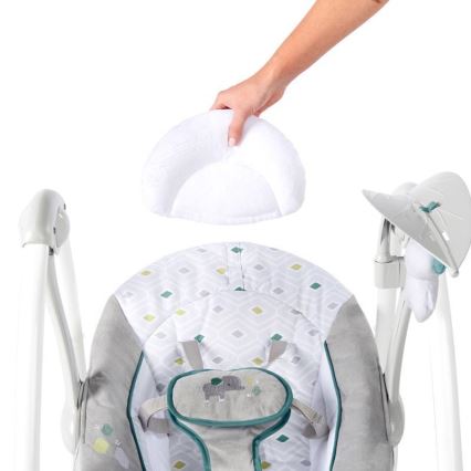 Ingenuity - Baby-Vibrationsschaukel mit Melodie 2in1 NASH 4xLR20