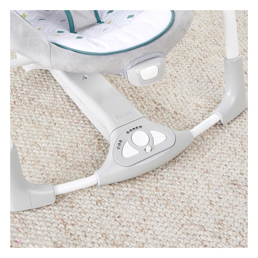 Ingenuity - Baby-Vibrationsschaukel mit Melodie 2in1 NASH 4xLR20