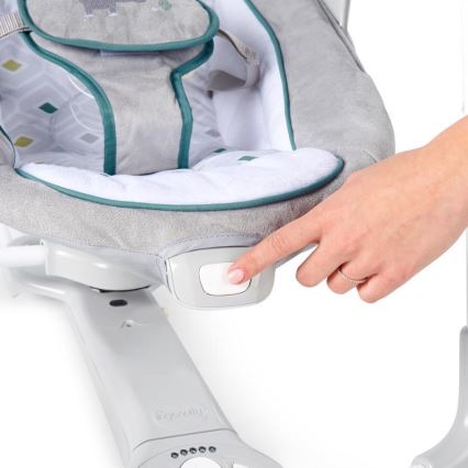 Ingenuity - Baby-Vibrationsschaukel mit Melodie 2in1 NASH 4xLR20