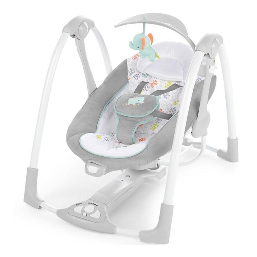 Ingenuity - Baby-Vibrationsschaukel mit Melodie 2in1 WIMBERLY 4xD + 1xC