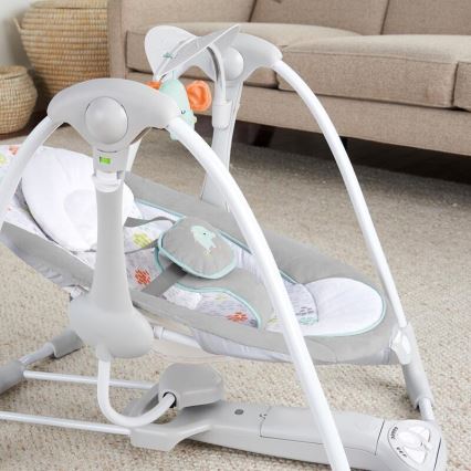 Ingenuity - Baby-Vibrationsschaukel mit Melodie 2in1 WIMBERLY 4xD + 1xC