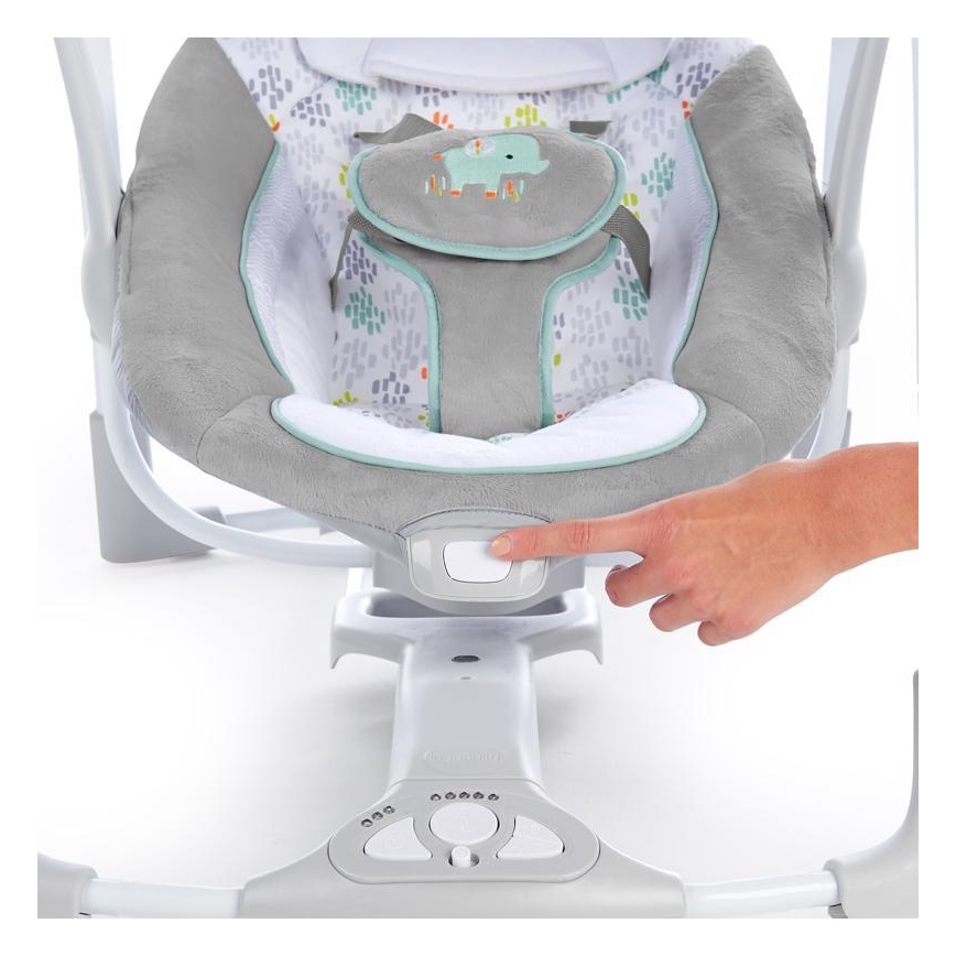 Ingenuity - Baby-Vibrationsschaukel mit Melodie 2in1 WIMBERLY 4xD + 1xC