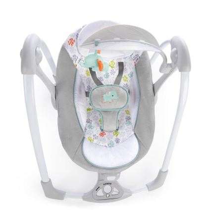 Ingenuity - Baby-Vibrationsschaukel mit Melodie 2in1 WIMBERLY 4xD + 1xC
