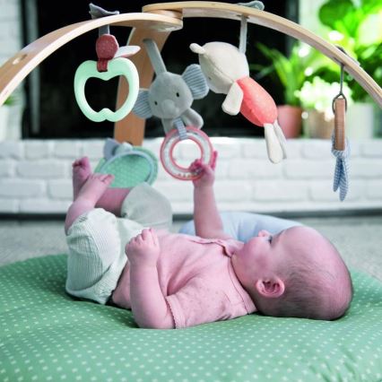 Ingenuity - Babydecke zum Spielen LOAMY mint/grau