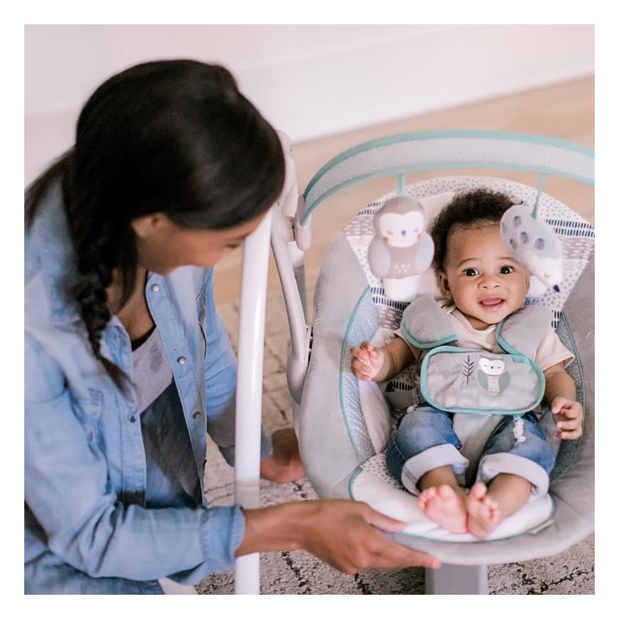 Ingenuity - Babyschaukel mit Adapter und Melodie ABERNATHY