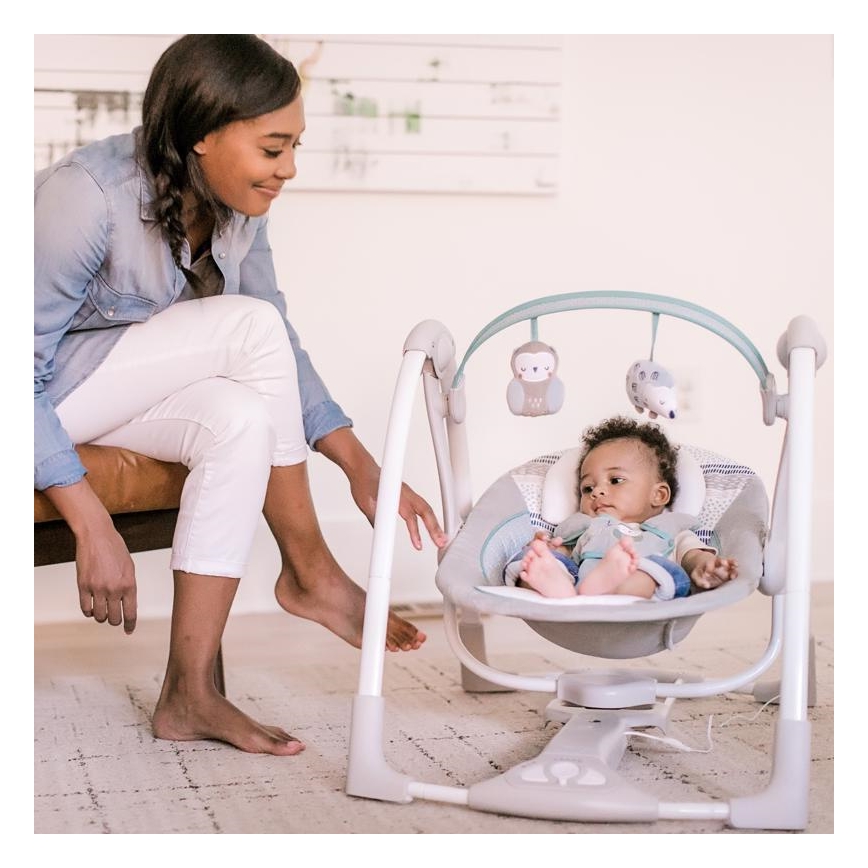 Ingenuity - Babyschaukel mit Adapter und Melodie ABERNATHY