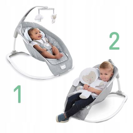 Ingenuity - Babywippe mit Melodie CUDDLE LAMB 3xLR14