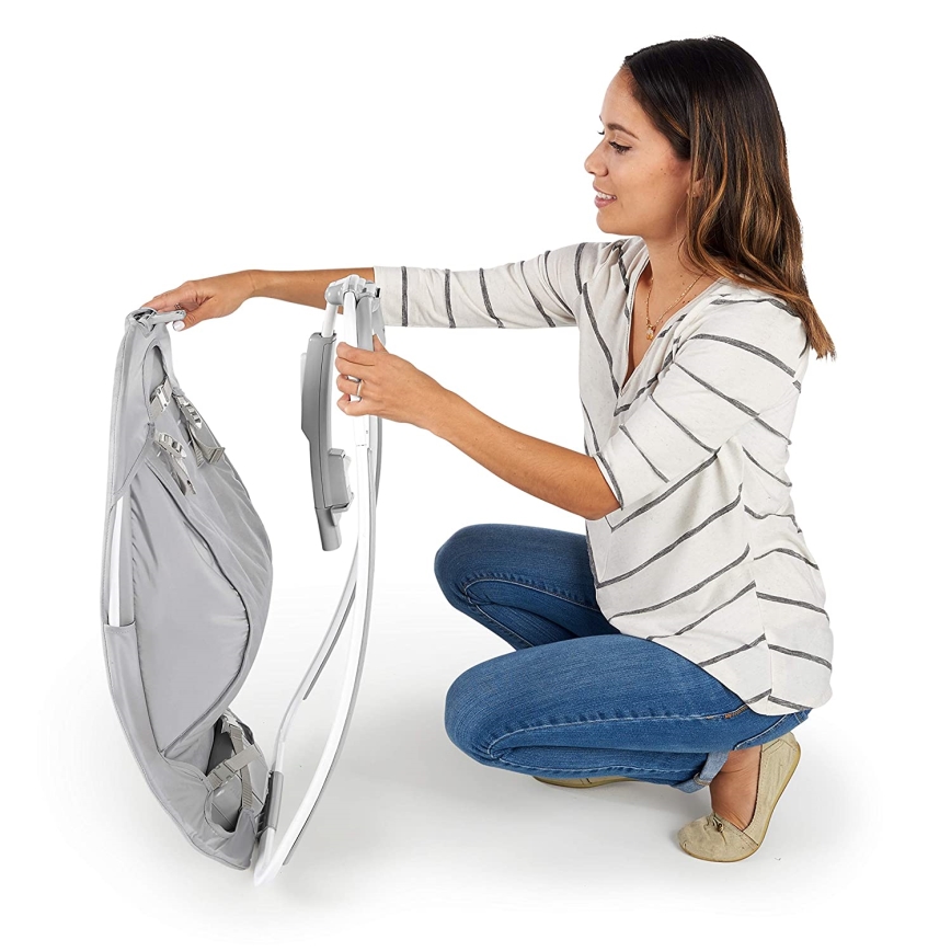 Ingenuity - Babywippe mit Melodie CUDDLE LAMB 3xLR14