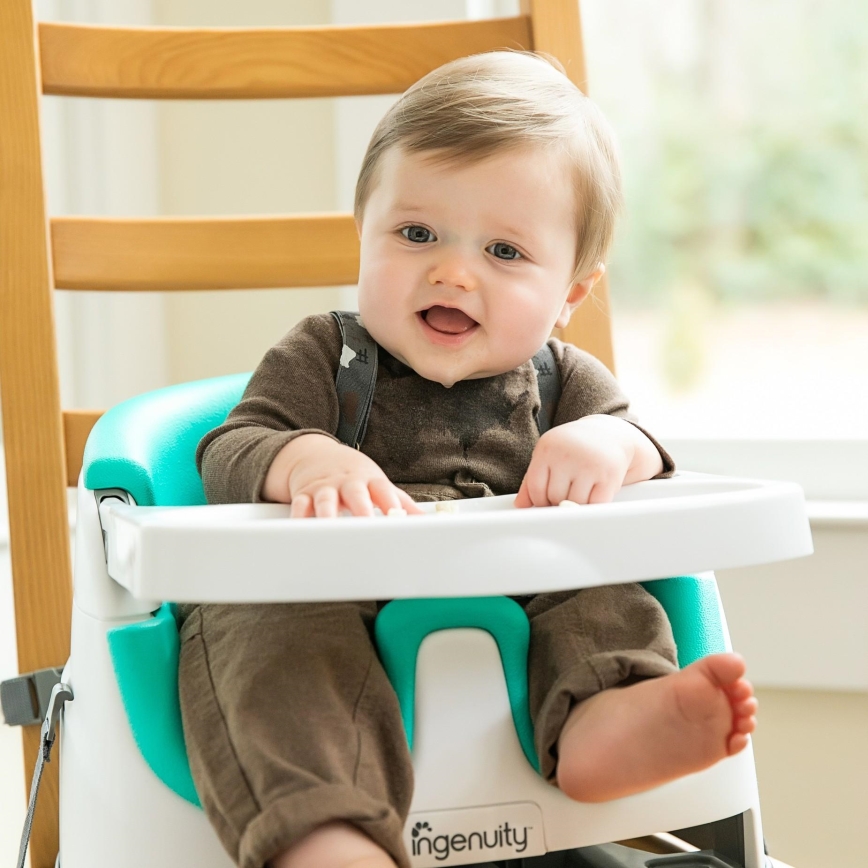 Ingenuity – Essstuhl Polsterung 2in1 BABY BASE türkis
