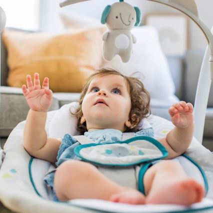 Ingenuity - Kinderwippe mit Vibration und Melodie 2in1 NASH 4xLR20