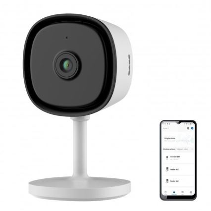 Intelligente Innenkamera mit Full HD 1080p Sensor 5V Wi-Fi Weiß