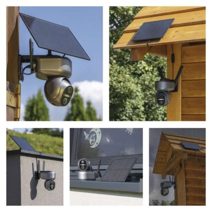 Intelligente Solar-Überwachungskamera mit GoSmart-Sensor 4G/LTE 10400 mAh 5V IP65 Tuya