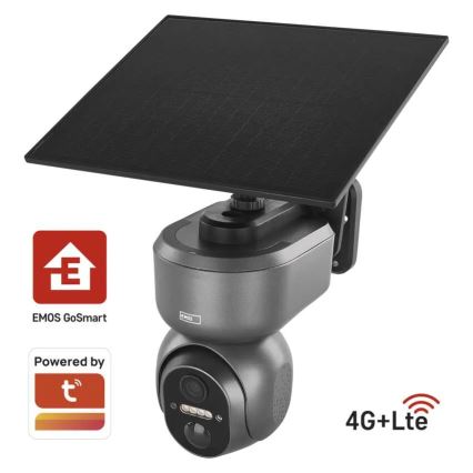 Intelligente Solar-Überwachungskamera mit GoSmart-Sensor 4G/LTE 10400 mAh 5V IP65 Tuya