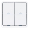 Intelligenter 4-Tasten-Schalter 1xCR2430 weiß