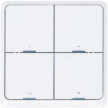 Intelligenter 4-Tasten-Schalter 1xCR2430 weiß