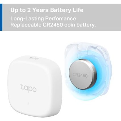 Intelligenter Sensor zur Messung von Temperatur und Luftfeuchtigkeit 1xCR2450