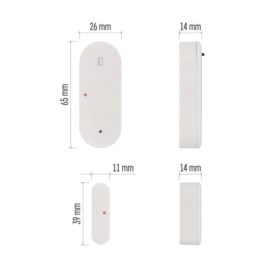Intelligenter Türsensor GoSmart 1xCR2032