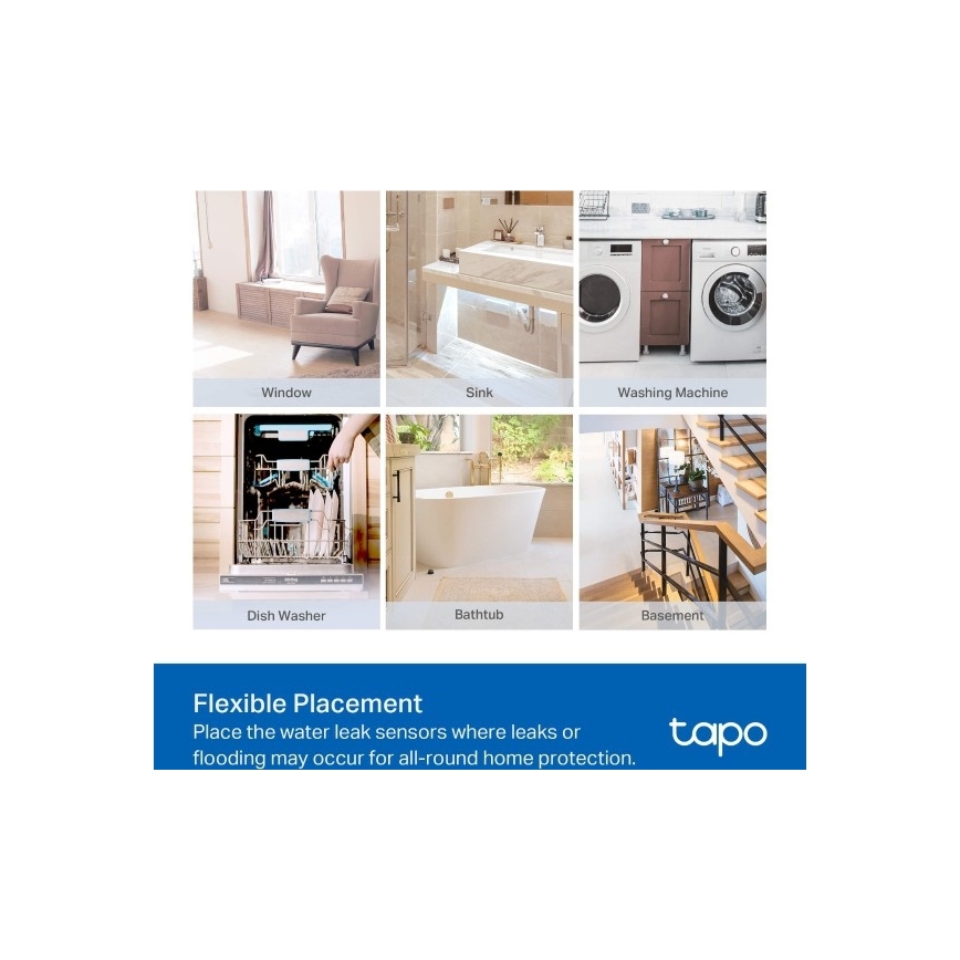 Intelligenter Wassermelder (2× AAA)